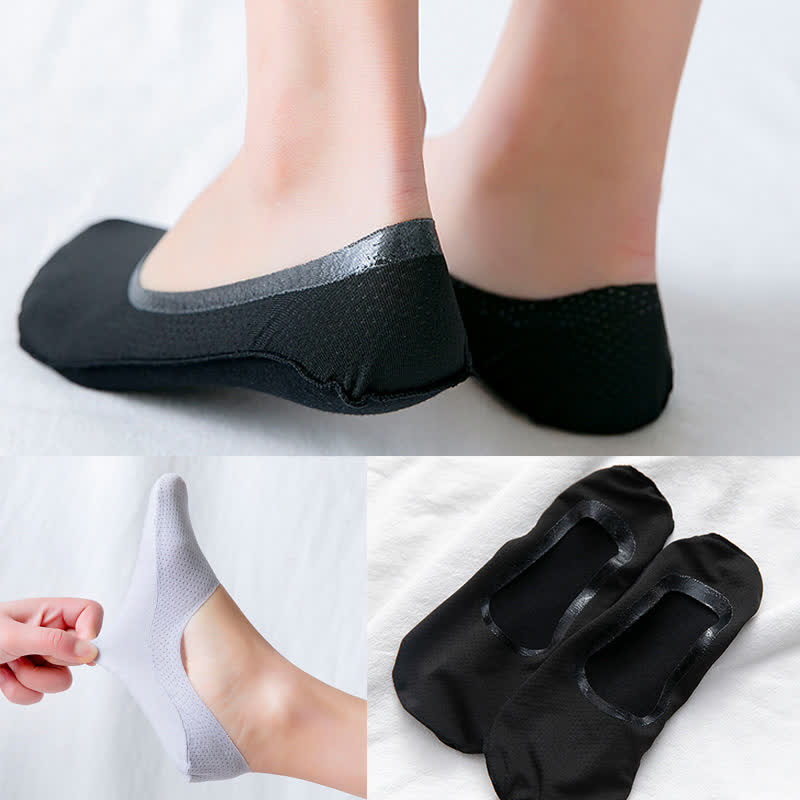 Plus Size Anti-Slip No Show Socks(5 Pairs)