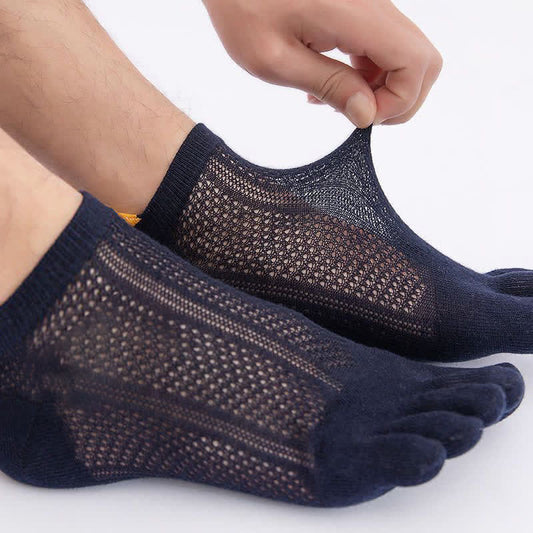 Plus Size Five Toes Cotton Alignment Socks(4 Pairs)