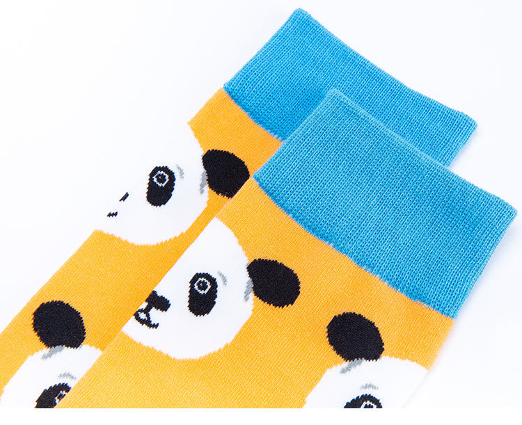 Cute Panda Crew Socks(5 Pairs) - image 13