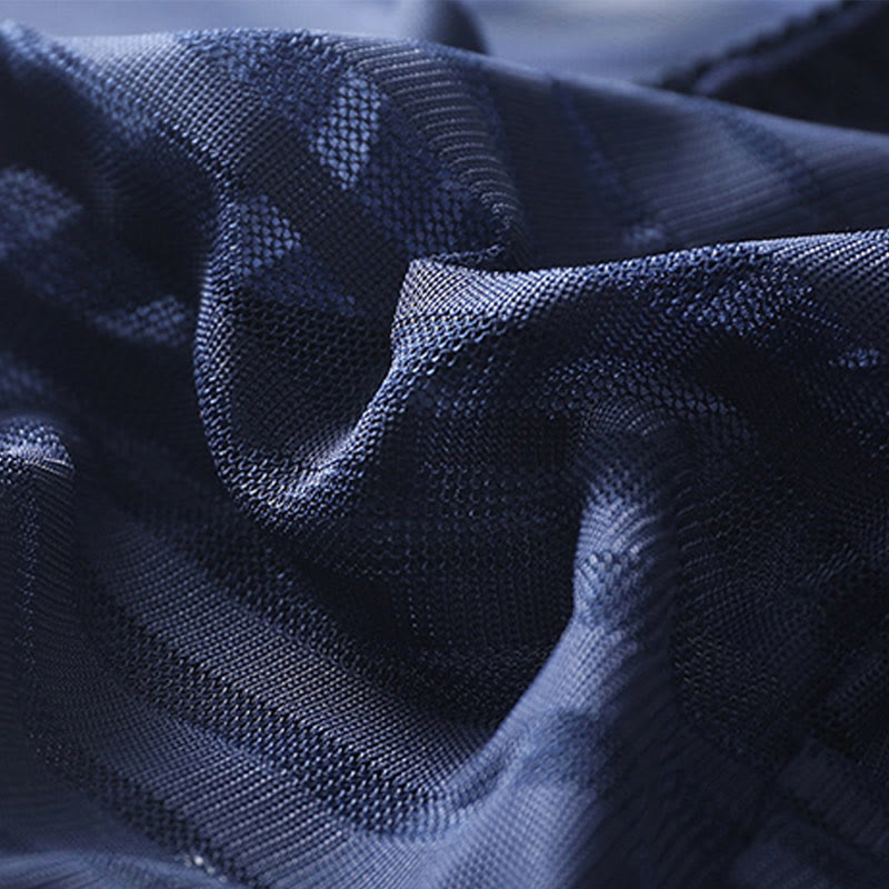 Plus Size High-Waisted Hollow Panty(5 Pairs)