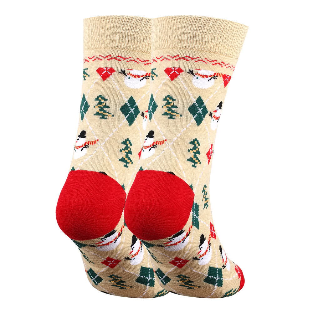 Plus Size Christmas Soft Crew Socks(5 Pairs) - image 6