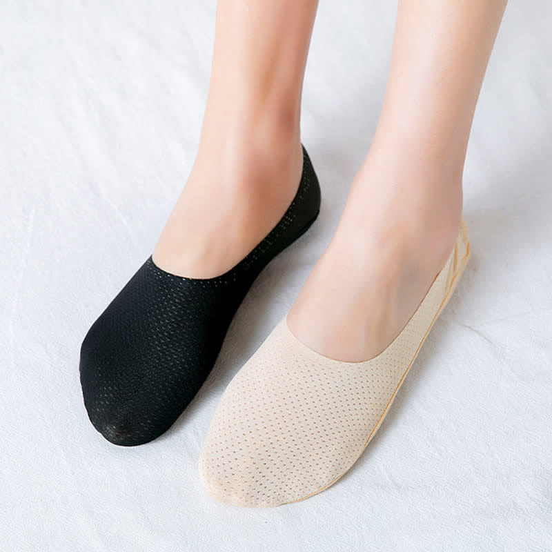 Plus Size Anti-Slip No Show Socks(5 Pairs)