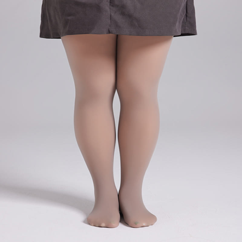 Plus Size High Waist Thick Pantyhose