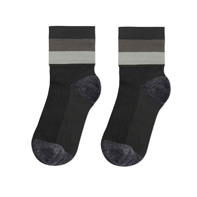Candy Color Breathable Quarter Socks