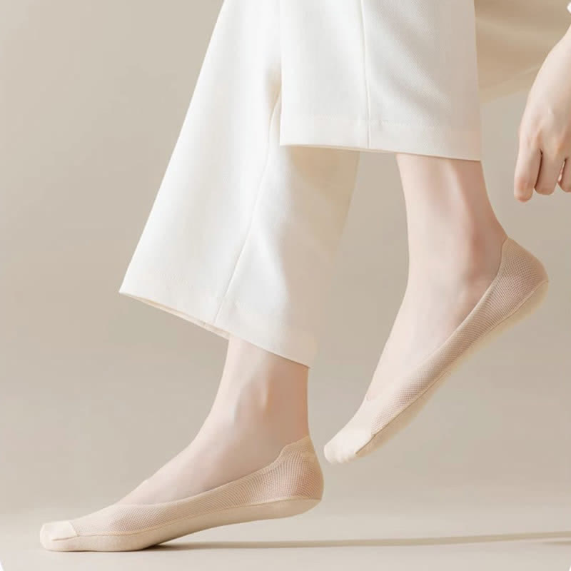 Plus Size Mesh Boat Socks(7 Pairs)