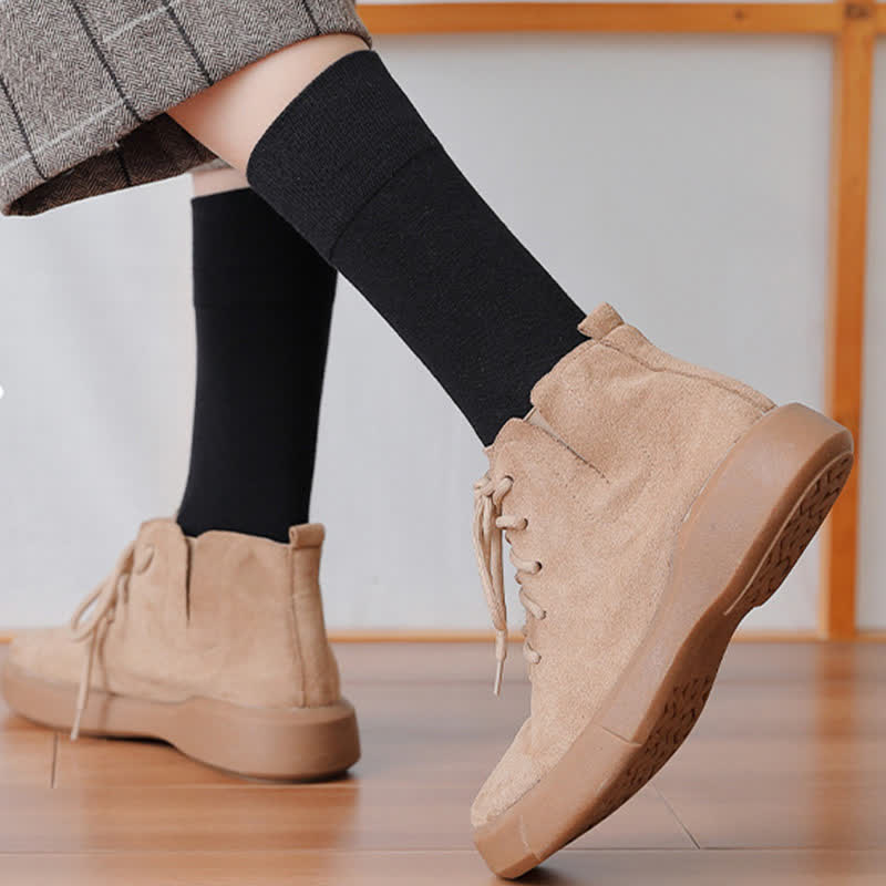 Plus Size Soft Durable Crew Socks(8 Pairs) - image 3