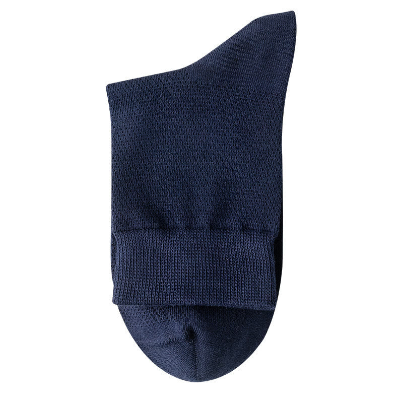 Plusock Multicolor Mesh Quarter Socks(5 Pairs) - Navy Blue - EU39-46(US5-12) - image 22