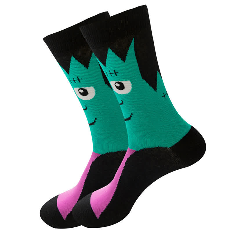 Halloween Holiday Cotton Fashion Crew Socks(5 Pairs) - image 2