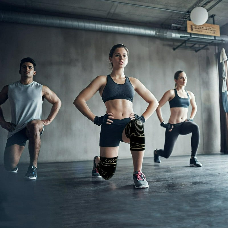 Copper Knit Compression Knee Brace - image 1