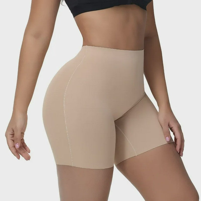 Smooth High Waist Tummy Control Mid Thigh Shapewear - Nude - 3XL - image 1