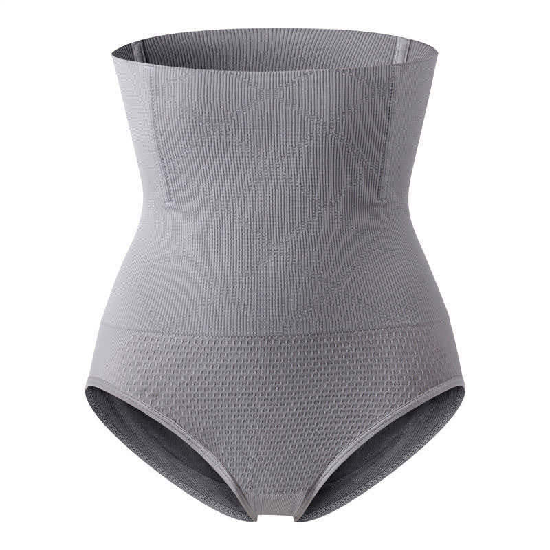 Plus Size Seamless Body Shapewear Panty(2 Packs) - Gray - 6XL - image 7