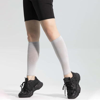 Ice Silk Footless Cool Compression Sleeve Socks Unisex