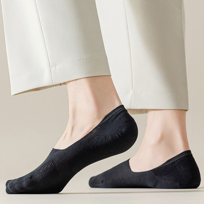 Plus Size Mesh Breathable No Show Socks(5 Pairs) - image 9