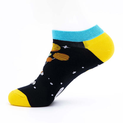 Plus Size Universe Ankle Socks(5 Pairs)