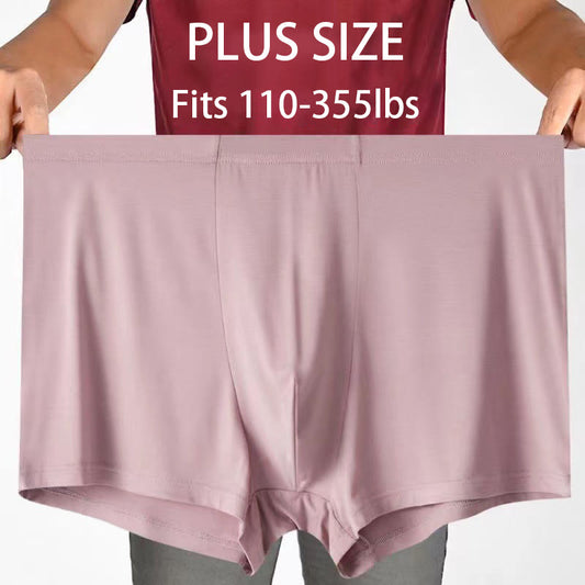 Plus Size High-Elastic Boxer Briefs(1 Pair) - image 0