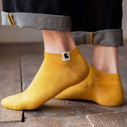 Funny Pattern Cotton Socks(3 Pairs) - image 0