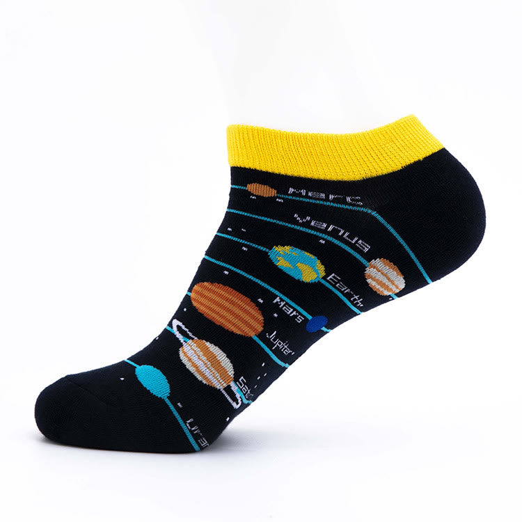 Plus Size Universe Ankle Socks(5 Pairs)