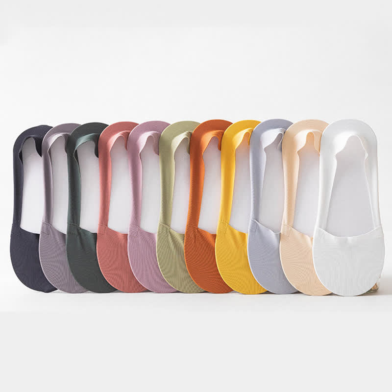 Unisex Deep Mouth Boat Socks(5 Pairs) - image 12