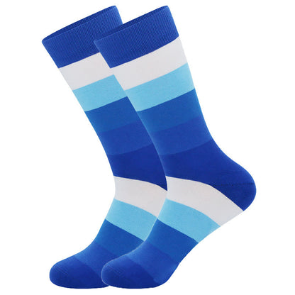 Bright Colorful Novelty Crew Socks(5 Pairs)