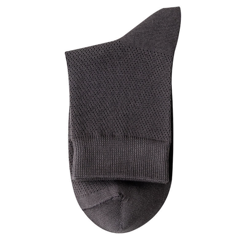Multicolor Mesh Quarter Socks(5 Pairs) - Dark Grey - EU39-46(US5-12) - image 17