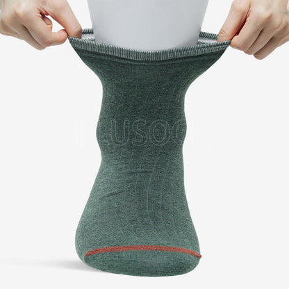 Pure Color Liner Cotton Socks(6 Pairs) - image 2