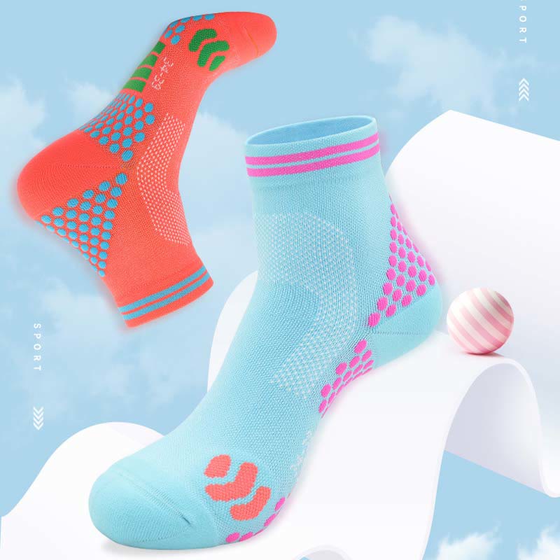 High Elasticity Professional Sport Quarter Compression Socks(3 Pairs) - image 1