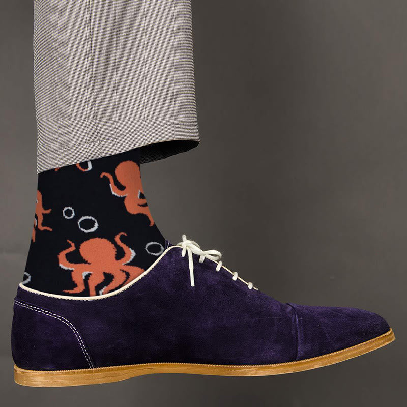 Marine Series Fun Crew Socks(5 Pairs) - image 3