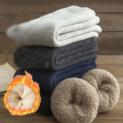 Plus Size Thick Insulated Heated Winter Crew Socks(5 Pairs) - image 7