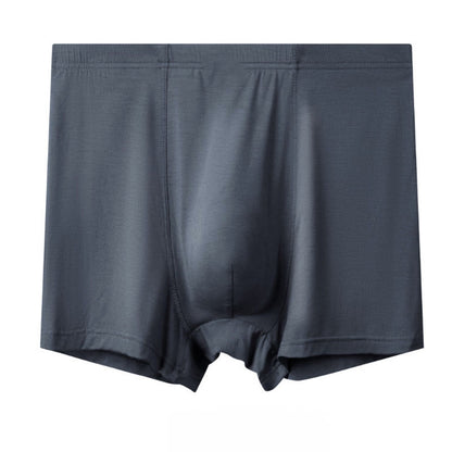 Plus Size High-Waisted Breathable Boxer Briefs(1 Pack) - Dark Grey - 13XL - image 5