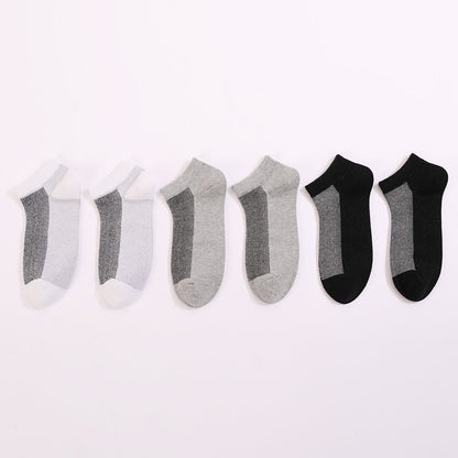 Stitching Color Ankle Socks(3 Pairs) - image 7