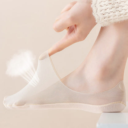Ice Silk No Show Socks(5 Pairs) - image 2