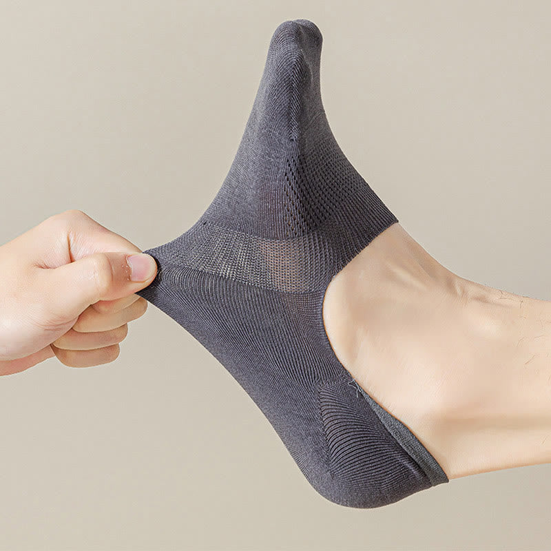 Plus Size Mesh Breathable No Show Socks(5 Pairs) - image 5