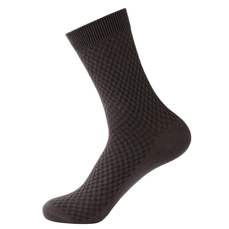 Plusock Bamboo Fiber Quarter Socks(5 Pairs) - Brown - EU41-48(US7.5-13) - image 5