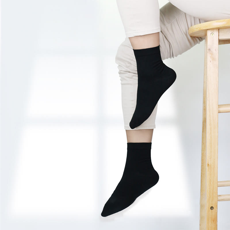 Plusock Cotton Thick Quarter Socks(3 Pairs) - image 5