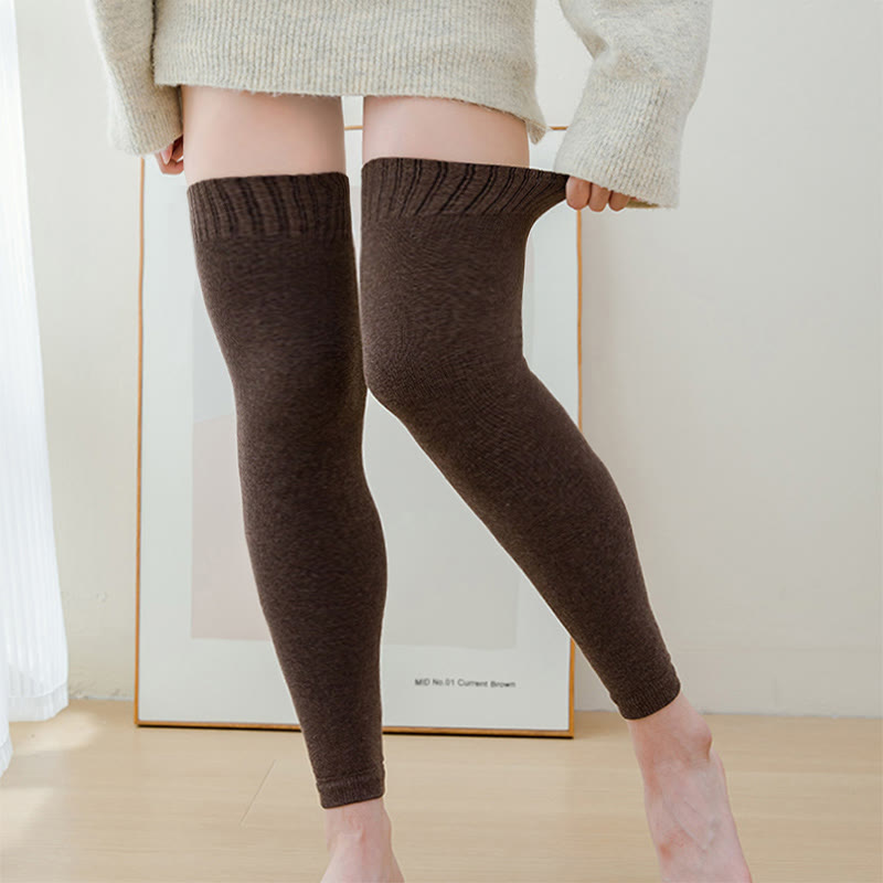 Plus Size Thigh High Toeless Sleeve(7 Pairs) - image 2