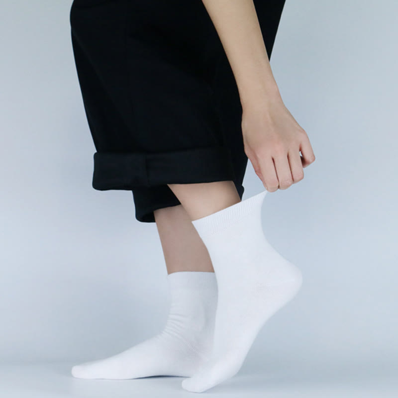 Plusock Cotton Thick Quarter Socks(3 Pairs) - image 4