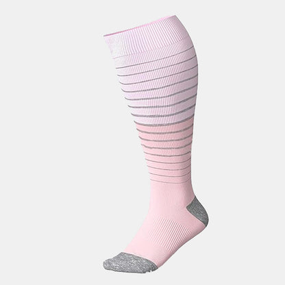 Plus Size Color Block Striped Compression Socks(3 Pairs) - image 5