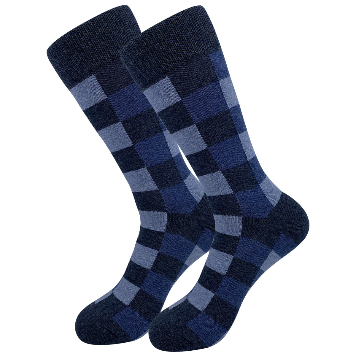 Plusock Deep Blue Crew Socks(5 Pairs) - image 3