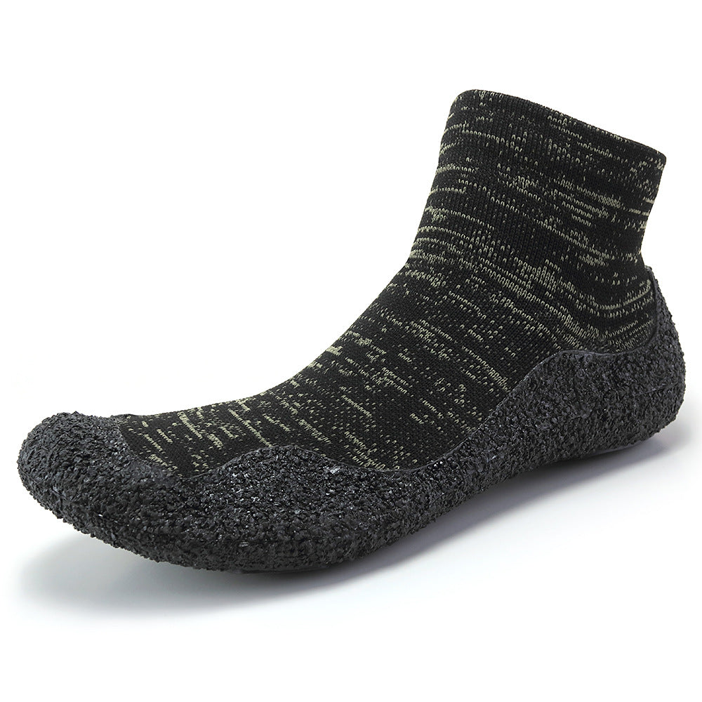  Plus Size Lightweight Barefoot Sock Shoes - Dark Grey - US12 - image 4