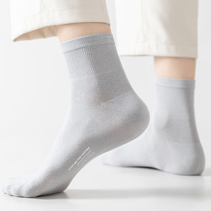 Plus Size Soft Cotton Quarter Socks (3 Pairs)