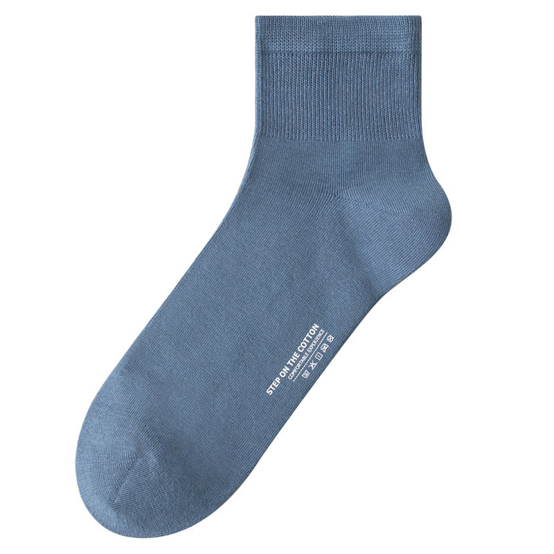 Plus Size Soft Cotton Quarter Socks (3 Pairs)