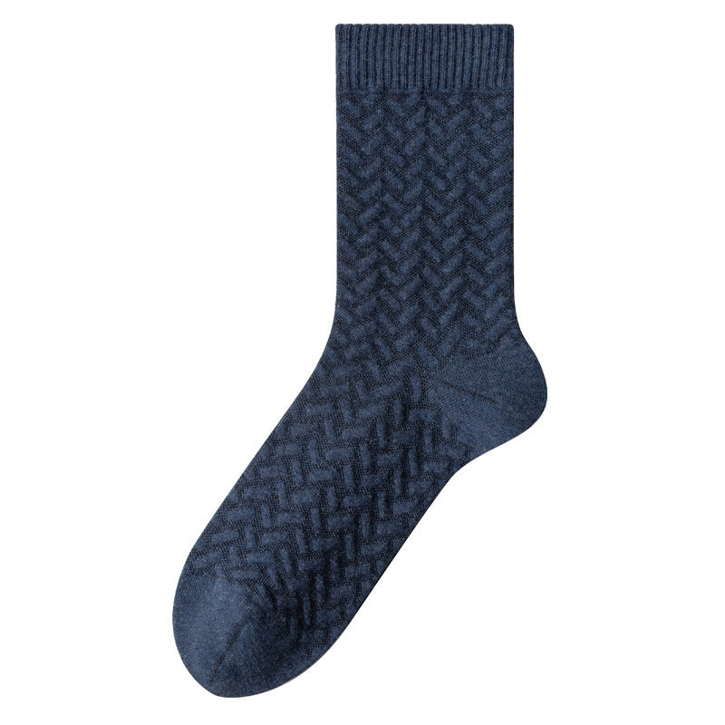 Plusock Pure Cotton Quarter Socks (3 Pairs) - Blue - EU40-45(US7-11) - image 12
