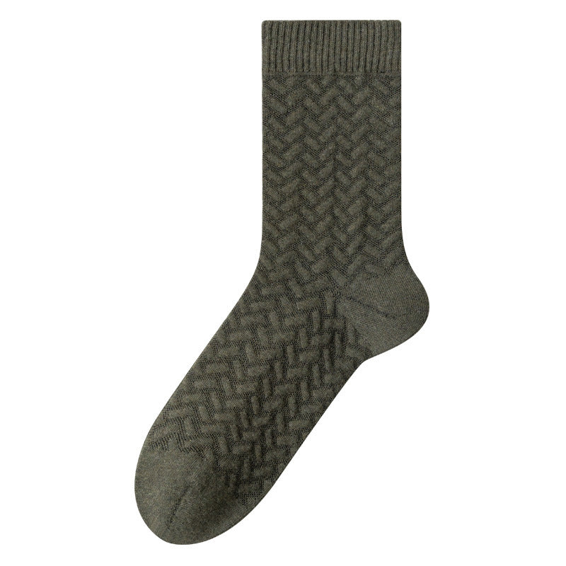 Plusock Pure Cotton Quarter Socks (3 Pairs) - Green - EU40-45(US7-11) - image 13