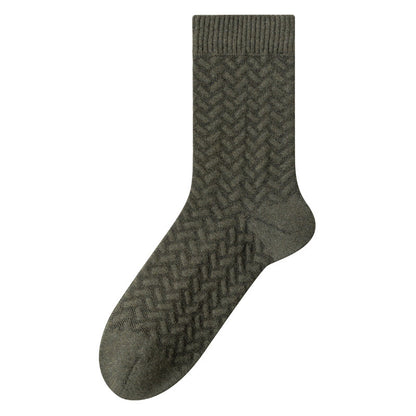 Plusock Pure Cotton Quarter Socks (3 Pairs) - Green - EU40-45(US7-11) - image 13