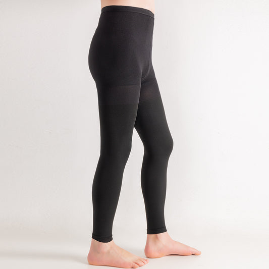 Plus Size Medical Footless Compression Tights(15-20mmHg) - image 1