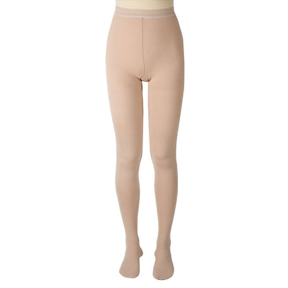 Plus Size Medical Compression Tights Pantyhose(15-20mmhg) - Nude - 4XL - image 4