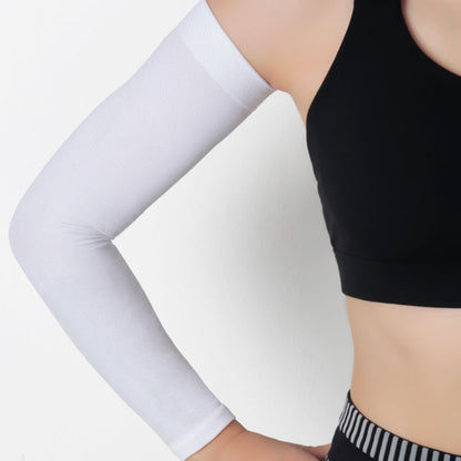 Solid Color Sport Compression Arm Sleeves(3 Pairs)