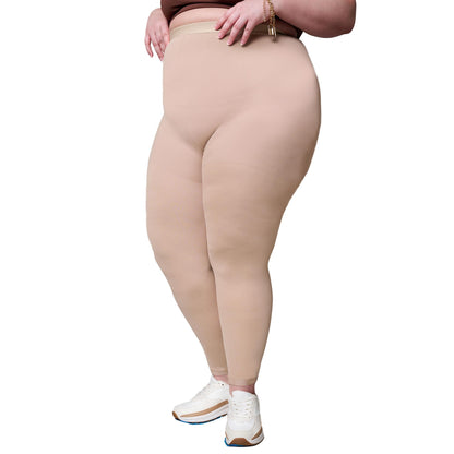 Plus Size Medical Footless Compression Tights(20-30mmHg) - image 2