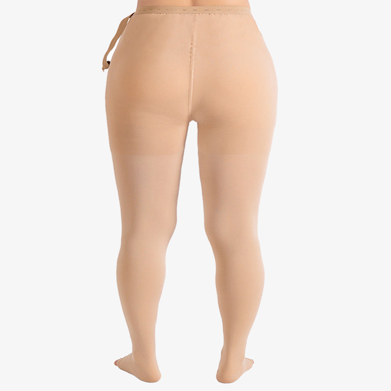 Plus Size Medical Footless Pregnancy Compression Tights(15-20mmhg) - image 3