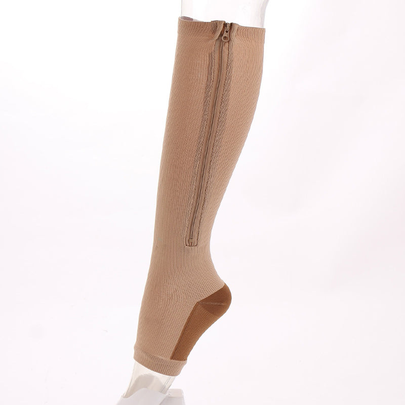 Plus Size Toeless Compression Socks(3 Pairs) - image 7